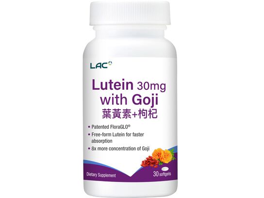 葉黃素30+枸杞軟膠囊 30顆