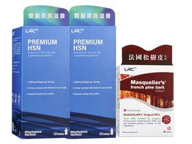 【豐盈養生組】法國松樹皮菁華50錠+滋森法飲品15入x2盒